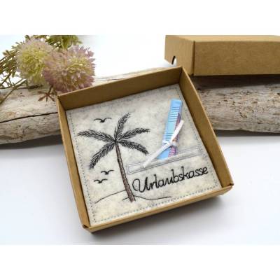Wunscherfüller Urlaubsgeld Box für Geldgeschenke Geschenkidee