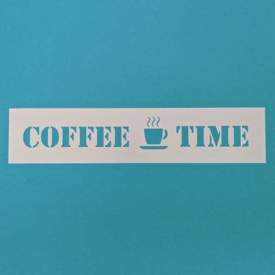 Schablone "Coffee Time" 