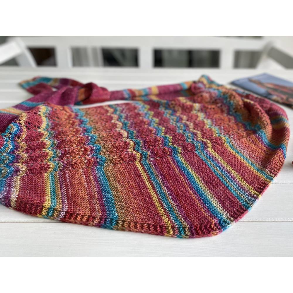 Strickanleitung Lizas Tuch Hippie Time Bild 10
