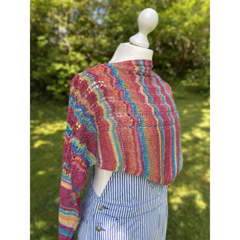 Strickanleitung Lizas Tuch Hippie Time Bild 8