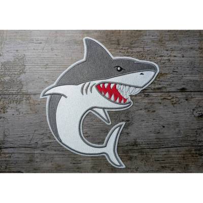 Hai Stickdatei 15 x 16cm , Vollstickerei, Sofortdownload