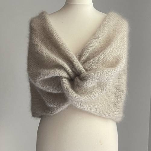 Braut Stola WEDDING,Milchcafe!BOLERO,Wedding Dress, Capelet ,Bridal Shal!Alpaka, Seide!
