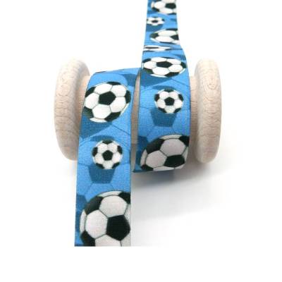 Gummiband mit Fußball‑Motiv – elastischer Hosengummi 25 mm für Kinderkleidung & DIY