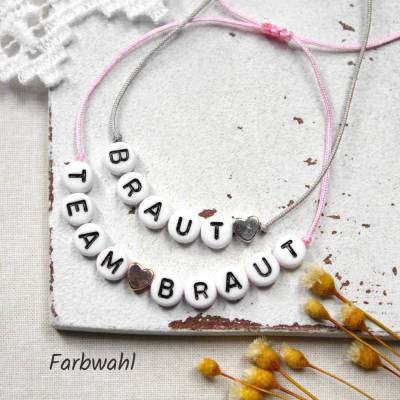 Armband JGA • Braut | Team Braut | Junggesellinnenabschied | Geschenk