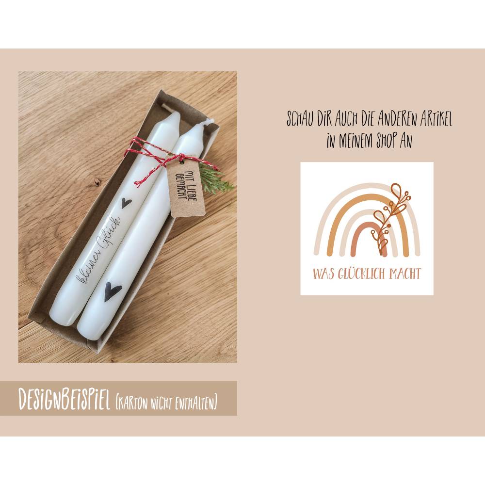 PDF Vorlage für Kerzen I Konfirmation I Kerzentattoo Stabkerzen Wasserschiebefolie | Druckvorlage Kerzensticker Bild 9