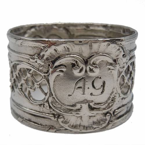 800 Silber Jugendstil Serviettenring A.G.