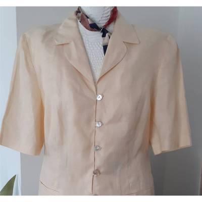 True Vintage Antik Nostalgie Kostüm Gr. 40 Leinen Zweiteiler Kleid 90er, Theater Film 