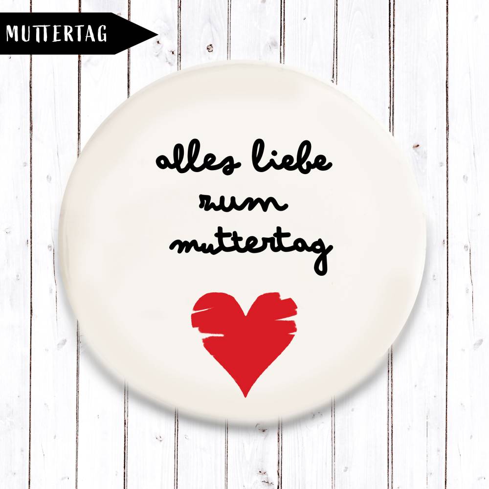Alles Liebe zum Muttertag Magnet Größe nach Wahl Bild 1