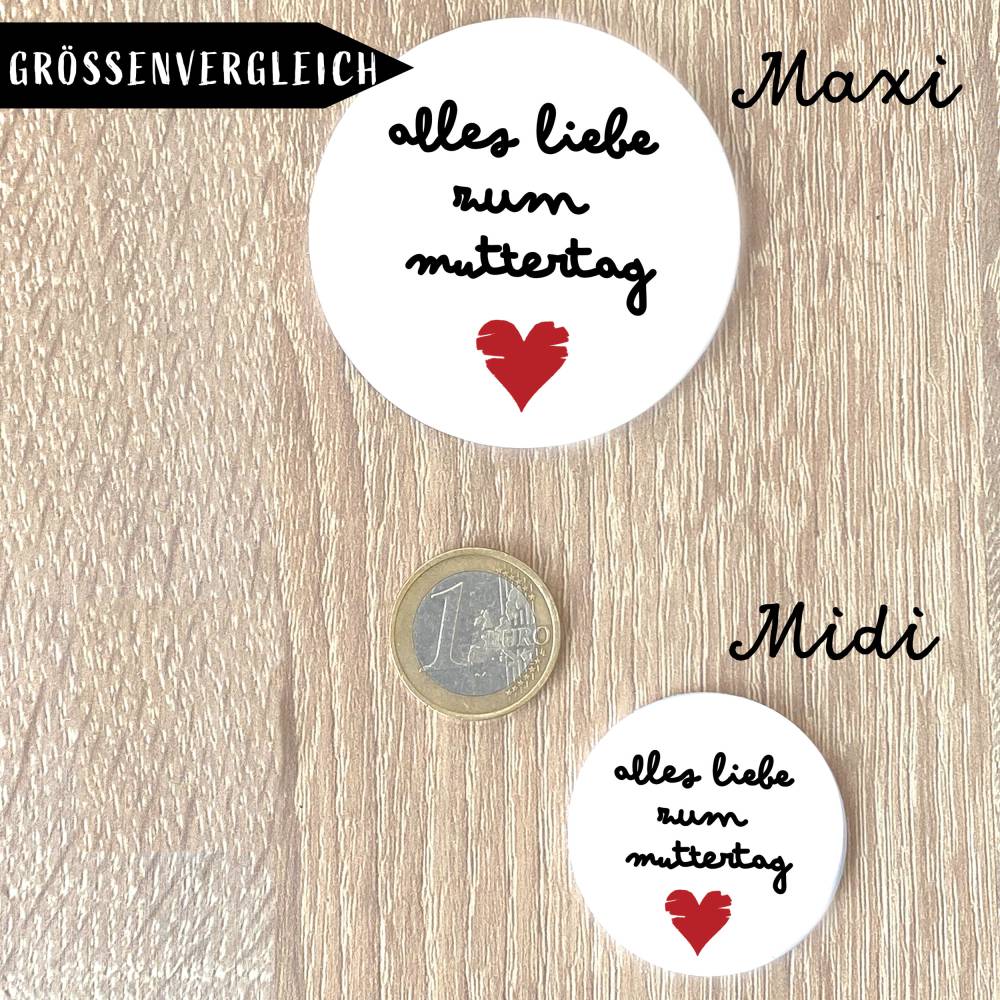 Alles Liebe zum Muttertag Magnet Größe nach Wahl Bild 3