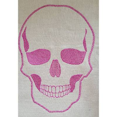 Stickdatei Totenkopf / Skull in 2 Größen 13x18 + 8x11cm