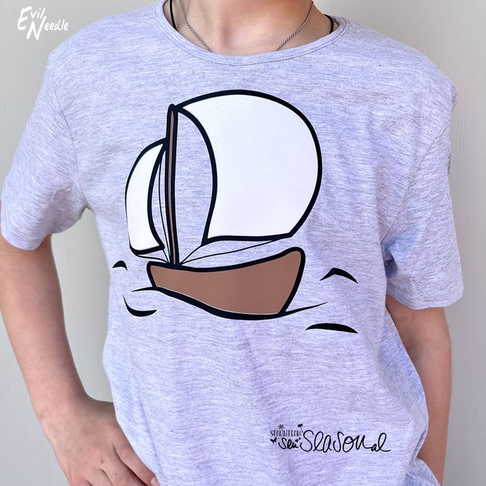 Plotterdatei Segelschiff, individualisierbar dank 10 Icons, Piratenschiff, Kommunion, Konfirmation, Segeln, Geburtstag Bild 10