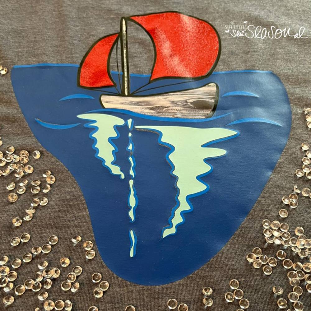 Plotterdatei Segelschiff, individualisierbar dank 10 Icons, Piratenschiff, Kommunion, Konfirmation, Segeln, Geburtstag Bild 8