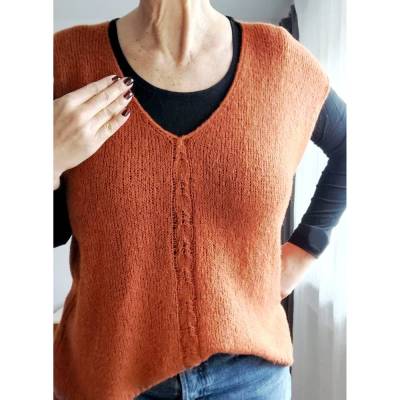 Anleitung: Vest End Girl - Pullunder nahtlos top down stricken