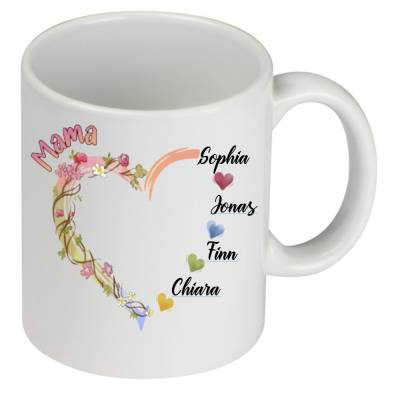 G-TB0060 bedruckte Tasse, Mama, sublimation