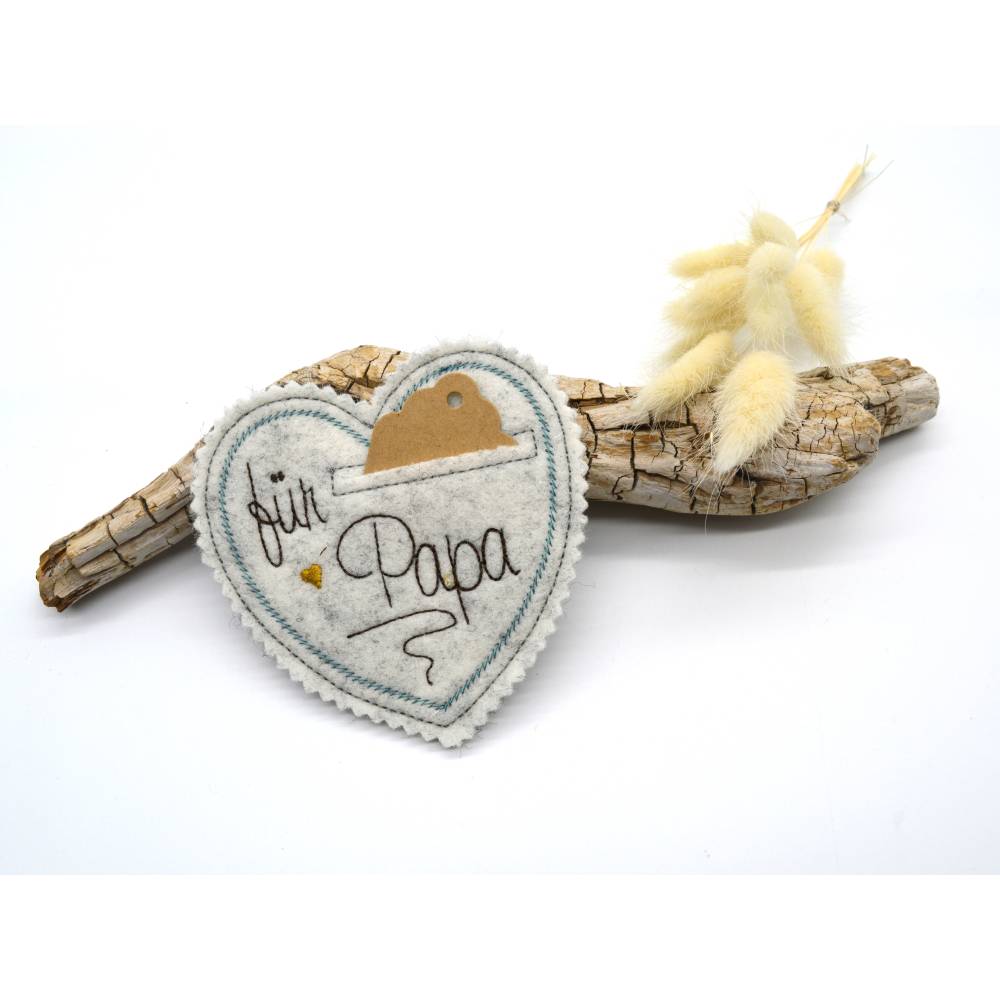 ITH Stickdatei Vatertag SET Schokohülle Wunscherfüller Mugrug Blumenstecker Bild 5