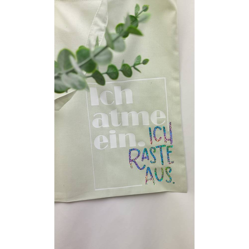 Ich atme ein Plotterdatei SVG DXF PNG Plotten Ich raste aus lustiges Geschenk Jutebeutel Tasse Spruch witziger Spruch Ta Bild 10