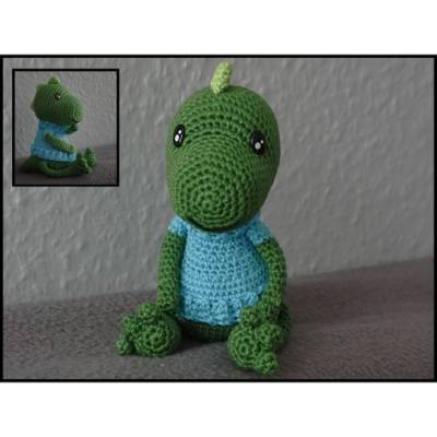 Häkelanleitung süßer Dino Morton!