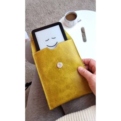 Hochwertige Lederhülle für Ebook-Reader - Langlebiger Schutz für dein Lesegerät