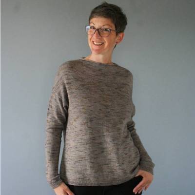 Anleitung: Something Comfy - Pullover stricken Ärmel lang oder kurz