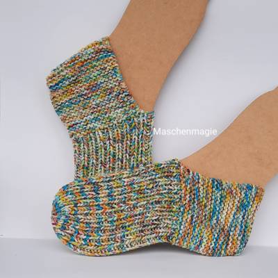 Puschen Hausschuhe Sofasocken Bettsocken Slipper Größe 44-46