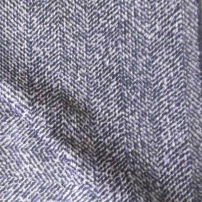 Vintage Cordstoff Baumwolle in Lila und Flieder mit Zackenmuster 1980er Jahren