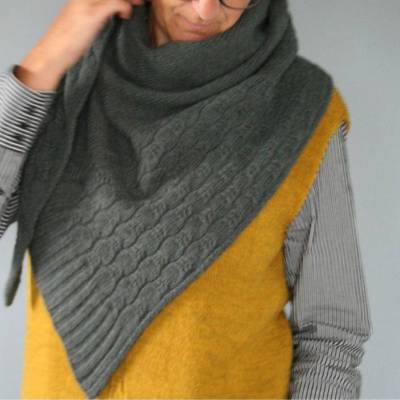 Anleitung: West End Wrap - Tuch stricken