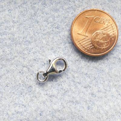 Sterlingsilber Karabiner Verschluss 9 mm 