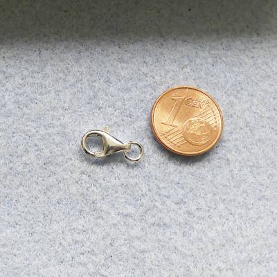 Sterlingsilber Karabiner Verschluss 11 mm