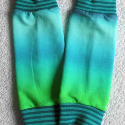 Stulpen Beinstulpen Batikmuster Handmade