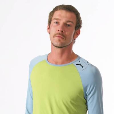 MÄNNER RAGLAN T-SHIRT X Y mit Siebdruck