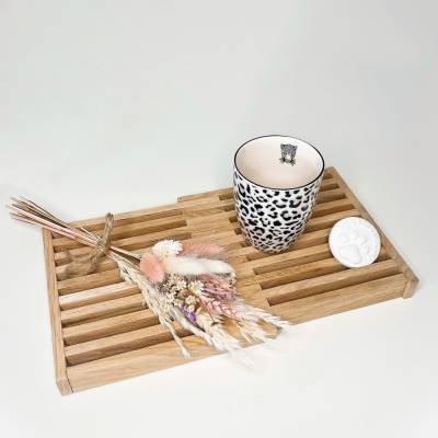 XL Untersetzer aus Klötzchen | Holz Dekoration