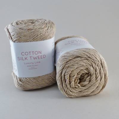 Laines du Nord Cotton Silk Tweed Fb 5718 Mandel