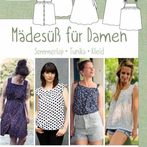 Papier-Schnittmuster Mädesüß für Damen, Gr. 32-60