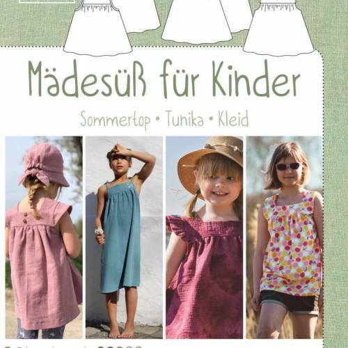 Papier-Schnittmuster Mädesüß für Kinder, Gr. 68-164