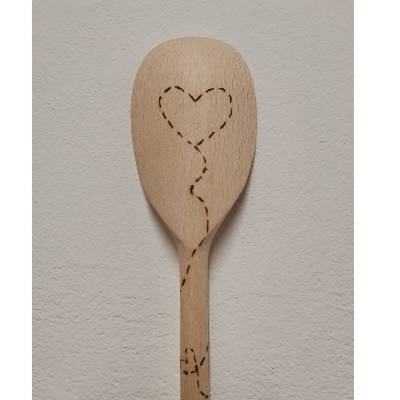 Kochlöffel "Herzverlauf"