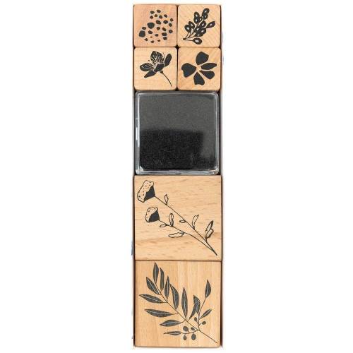 Stempelset Funny Fall 6 Stempel 1 Stempelkissen