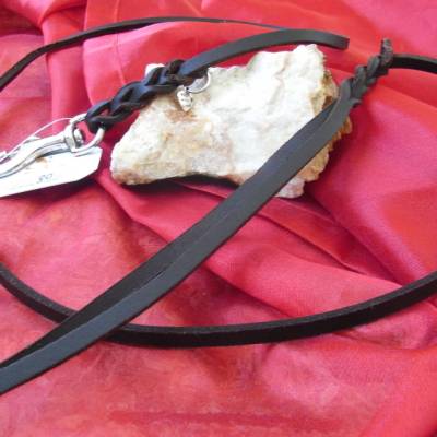 Hundeleine aus Fettleder