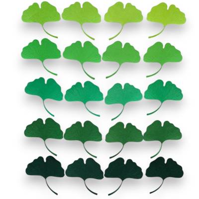 20 Ginkgo Blätter gestanzt aus Tonkarton – Streudeko, Scrapbooking & Kartengestaltung