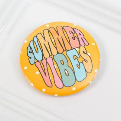 Hippie Button # Ø 58mm # Festival Peace Love Sommer (4) Geschenk Geschenkidee Tasche Jacke Anstecknadel
