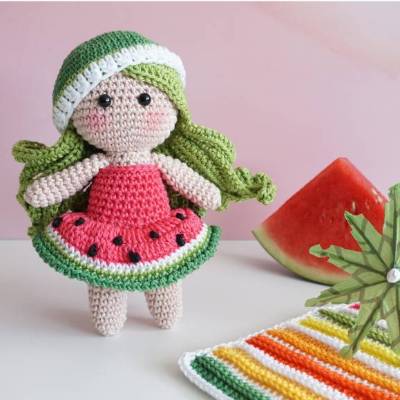 Häkelanleitung Tutti Frutti Girl Melonia - PDF Datei