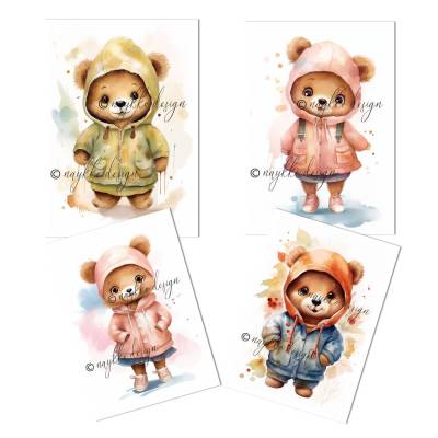 Niedliche Wandbilder zum Ausdrucken für das Kinderzimmer