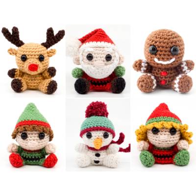 Weihnachten PDF Häkelanleitung Sparset | Amigurumi PDF Anleitungen