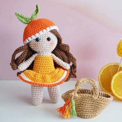 Häkelanleitung Tutti Frutti Girl Orangina - PDF Datei