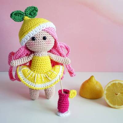 Häkelanleitung Tutti Frutti Girl Zitronella - PDF Datei