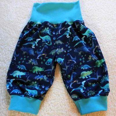 Kurze Pumphose Shorts Sommerhose Dinos Dinosaurier HANDMADE