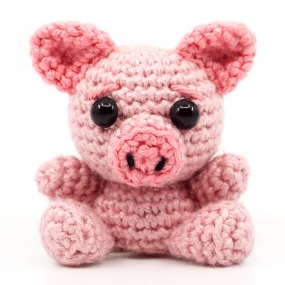 Mini Schwein Häkelanleitung | Amigurumi PDF Anleitung