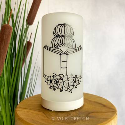 Tischlampe LED – Campinglampe & Dekolicht | Lampe mit Timer, Geschenkidee Festival & Garten Leselicht