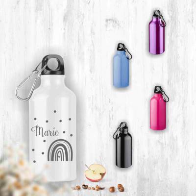 Trinkflasche personalisiert mit Namen Kindergarten Einschulung Schultüte Flasche Fuchs