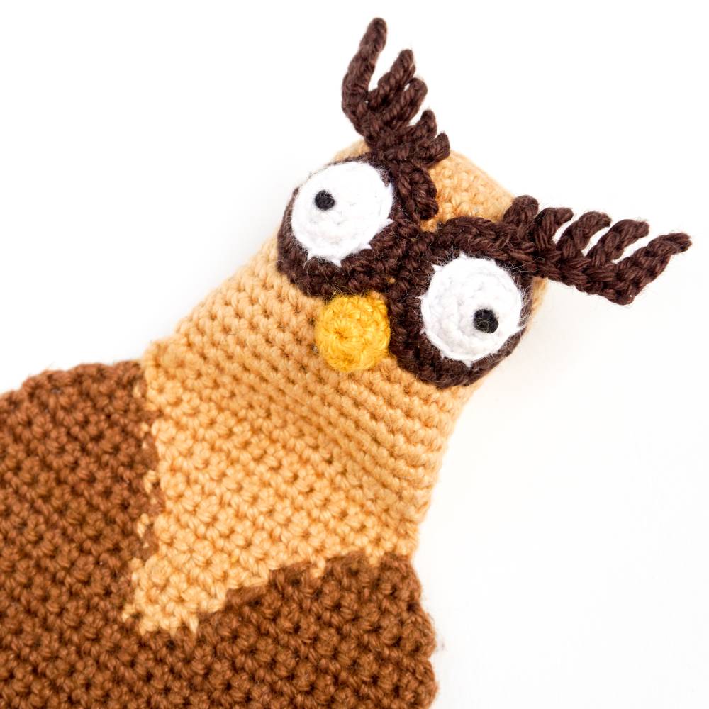 Eulen Lesezeichen Häkelanleitung | Amigurumi PDF Anleitung Bild 1