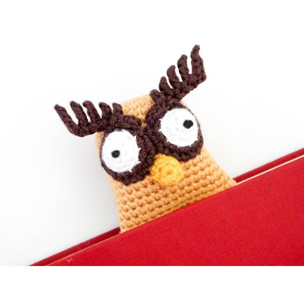 Eulen Lesezeichen Häkelanleitung | Amigurumi PDF Anleitung Bild 4